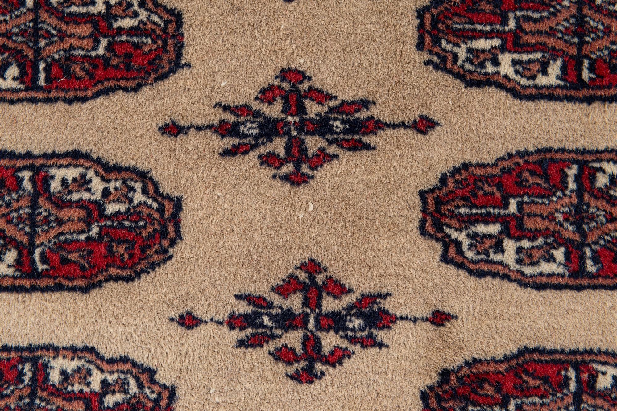 7' 3 x 10' 3 Hand Knotted Bokhara Oriental Wool Rug