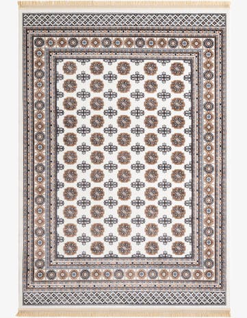 Ivory Bokhara Rug