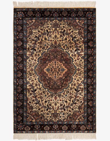 4' 1 x 6' 1 Hand Knotted Bokhara Oriental Rug