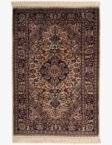 4' 1 x 6' 3 Hand Knotted Bokhara Oriental Rug