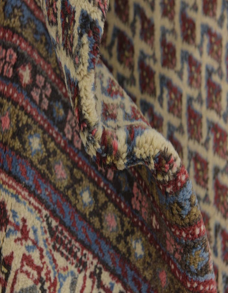 Detail image of 7' 4 x 10' 10 Hand Knotted Botemir Persian Wool Rug