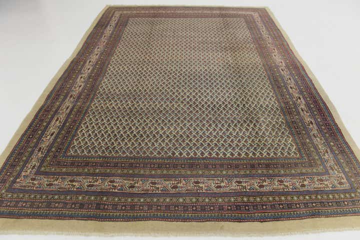 7' 4 x 10' 10 Hand Knotted Botemir Persian Wool Rug