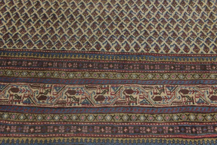 7' 4 x 10' 10 Hand Knotted Botemir Persian Wool Rug