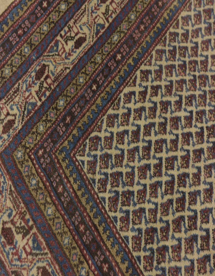 Detail image of 7' 4 x 10' 10 Hand Knotted Botemir Persian Wool Rug