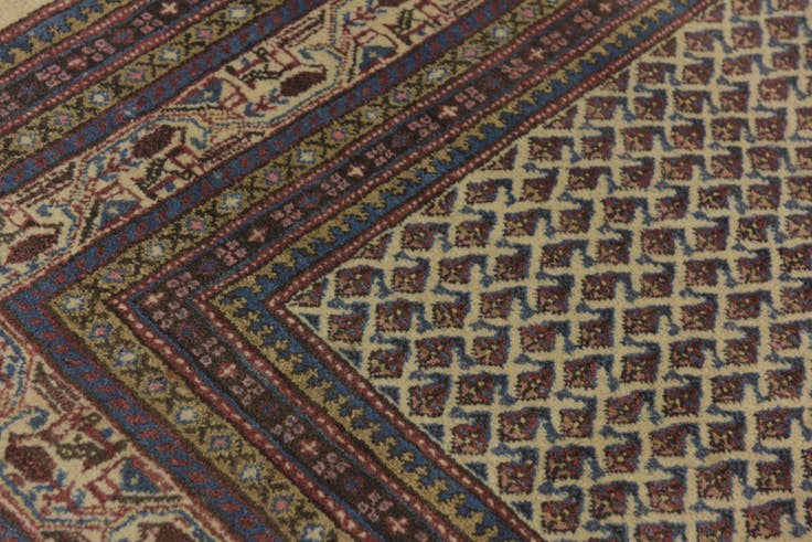 Detail image of 7' 4 x 10' 10 Hand Knotted Botemir Persian Wool Rug