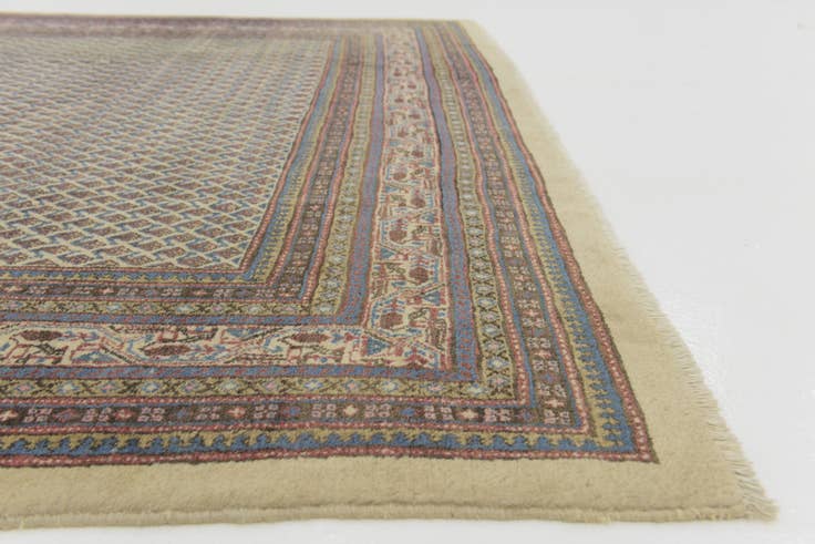 Detail image of 7' 4 x 10' 10 Hand Knotted Botemir Persian Wool Rug