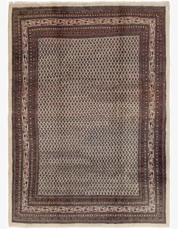 7' 4 x 10' 10 Hand Knotted Botemir Persian Wool Rug