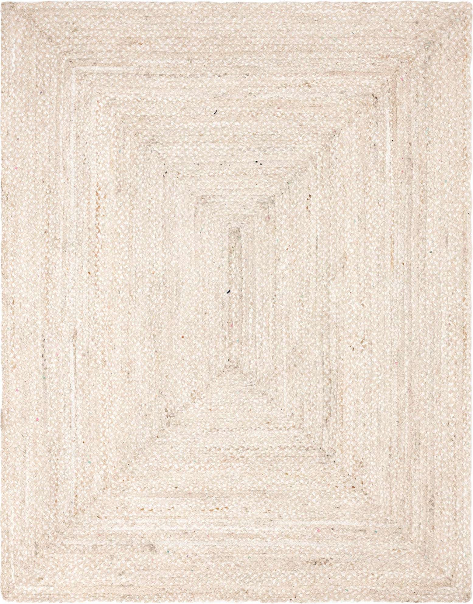 8' x 10' Handmade Braided Chindi Rug