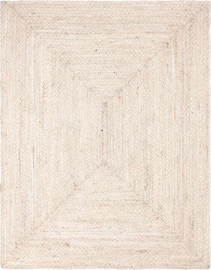 8' x 10' Handmade Braided Chindi Rug