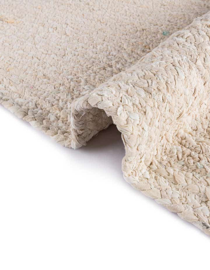 6' 1 x 9' Handmade Braided Chindi Rug