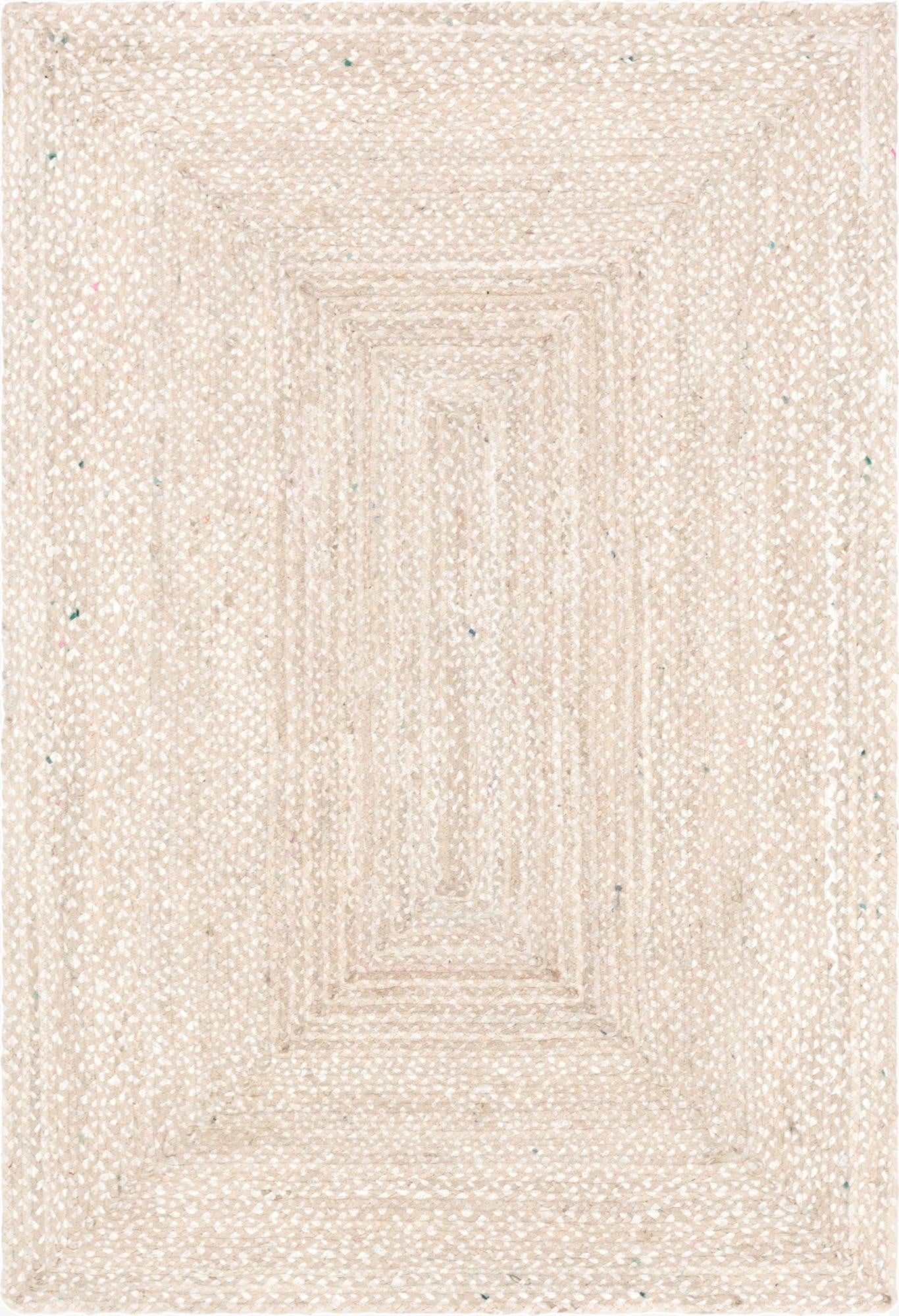 6' 1 x 9'  Hand Braided Chindi Rug