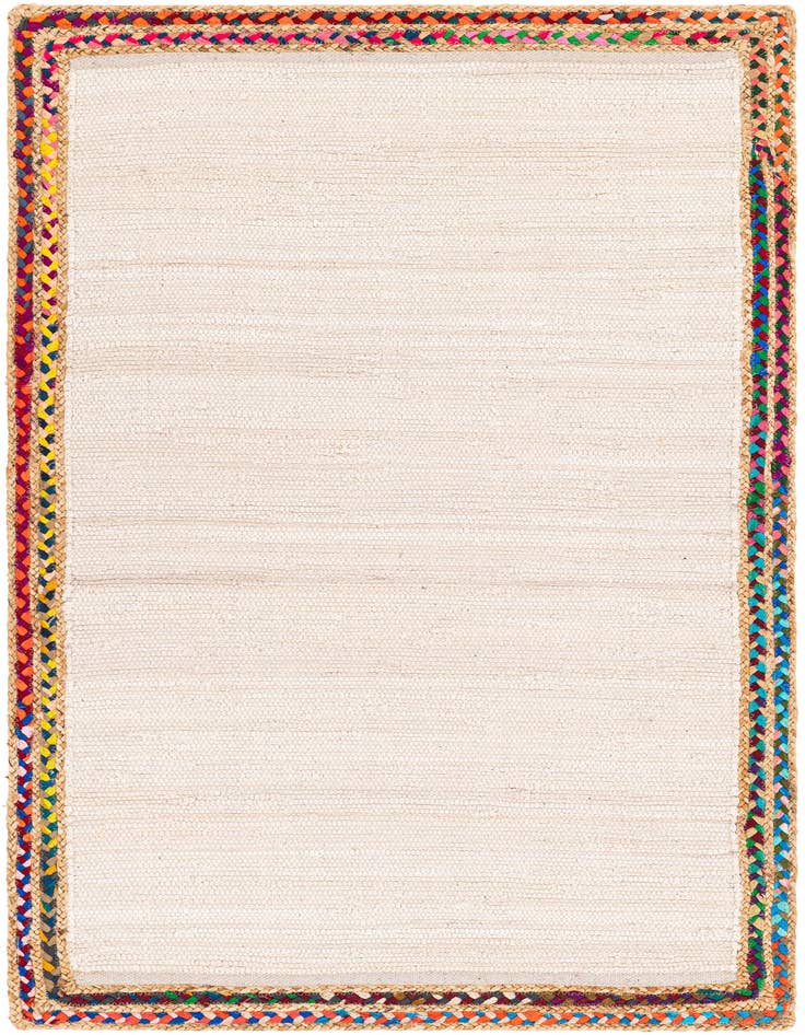 Detail image of 3' x 5' Handmade Braided Jute Rug