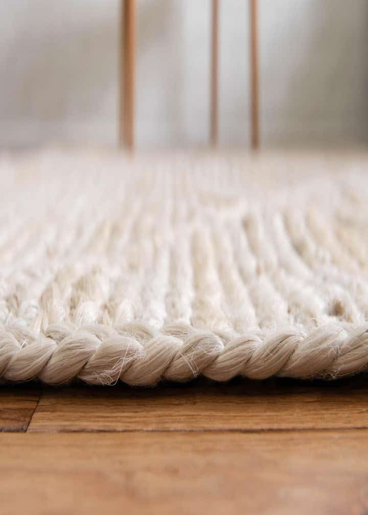 3' 3 x 5' 1 Handmade Braided Jute Rug