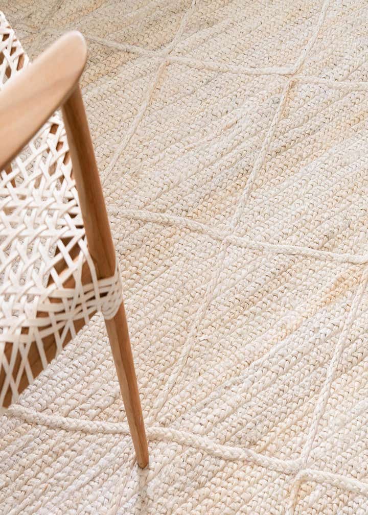 3' 3 x 5' 1 Handmade Braided Jute Rug