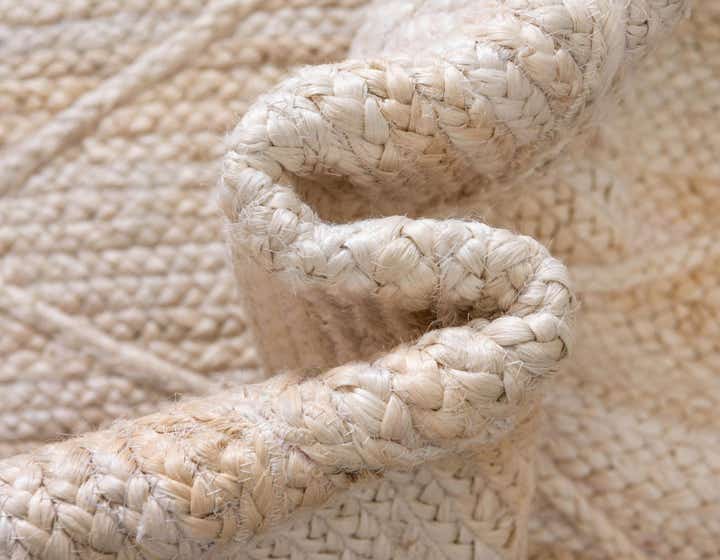 3' 3 x 5' 1 Handmade Braided Jute Rug