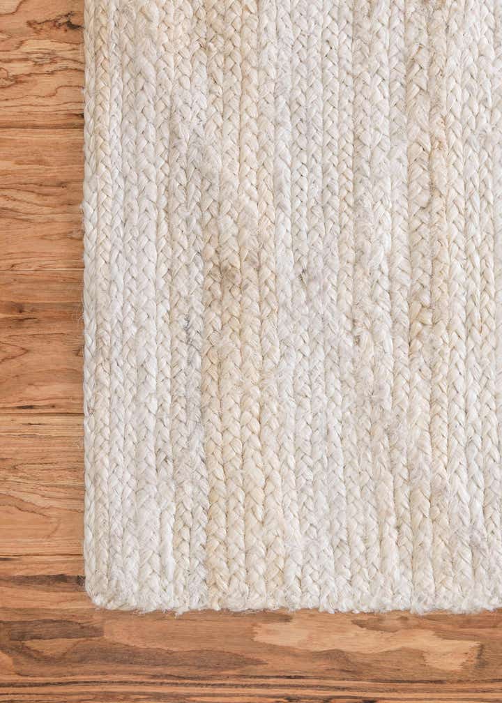 3' 3 x 5' 1 Handmade Braided Jute Rug