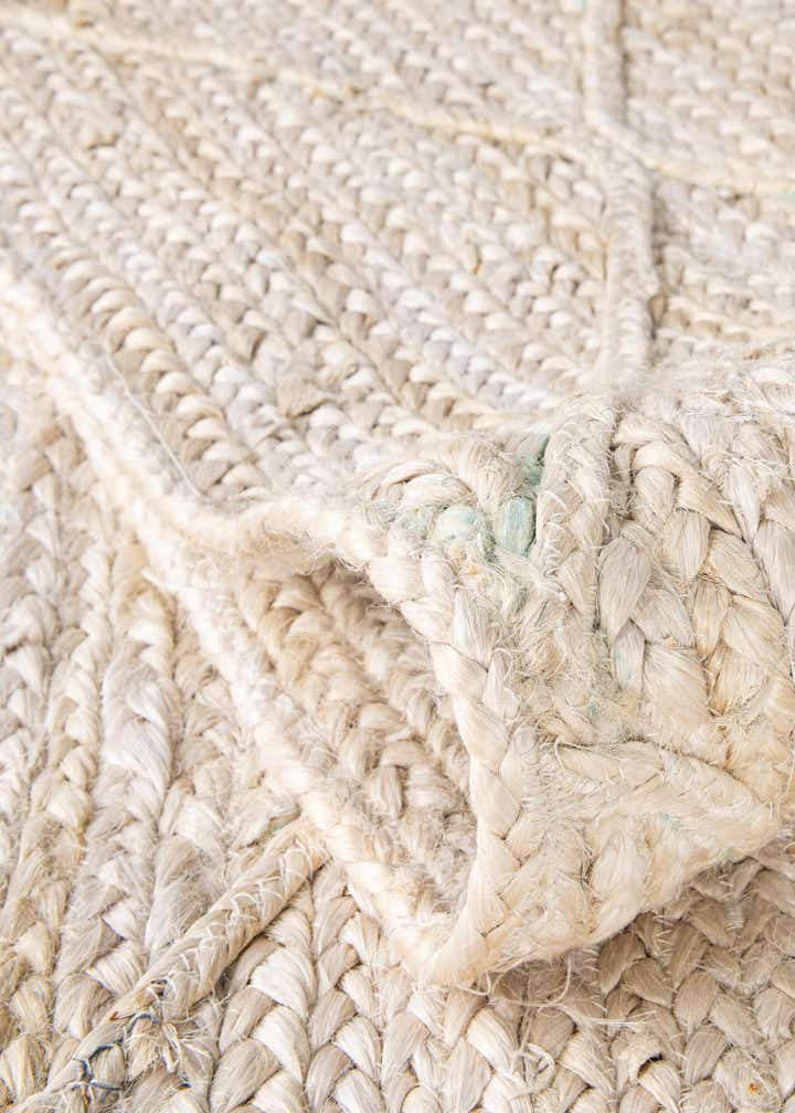 3' 3 x 5' 1 Handmade Braided Jute Rug