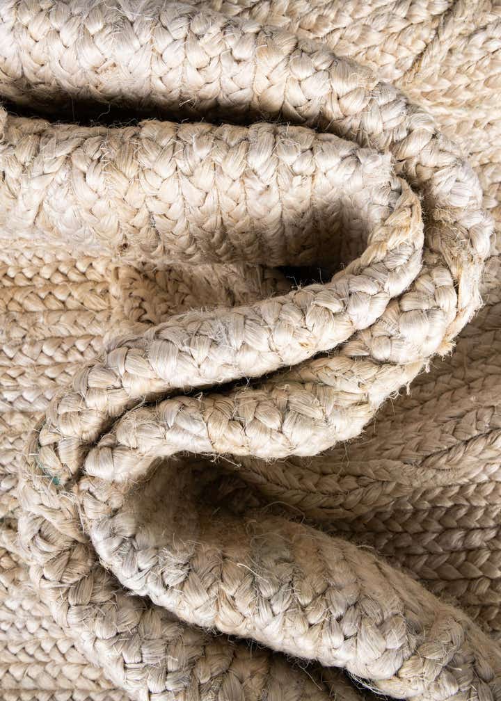 3' 3 x 5' 1 Handmade Braided Jute Rug