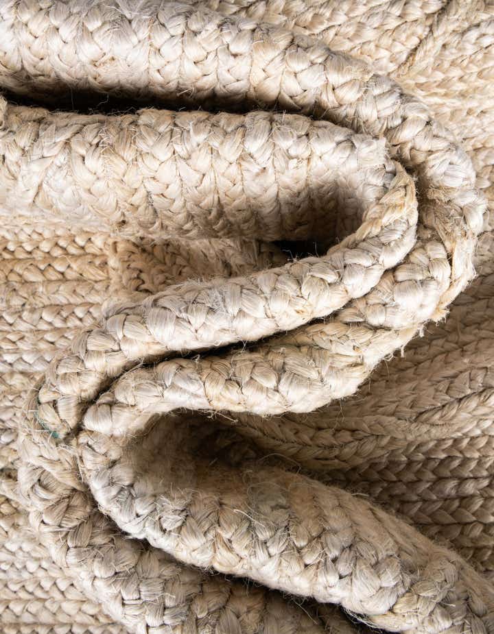 3' 3 x 5' 1 Handmade Braided Jute Rug