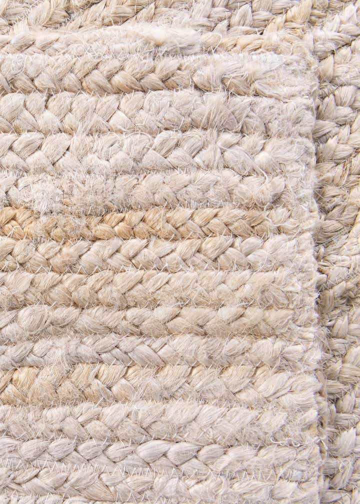 3' 3 x 5' 1 Handmade Braided Jute Rug