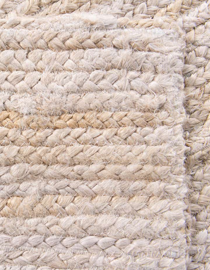 3' 3 x 5' 1 Handmade Braided Jute Rug