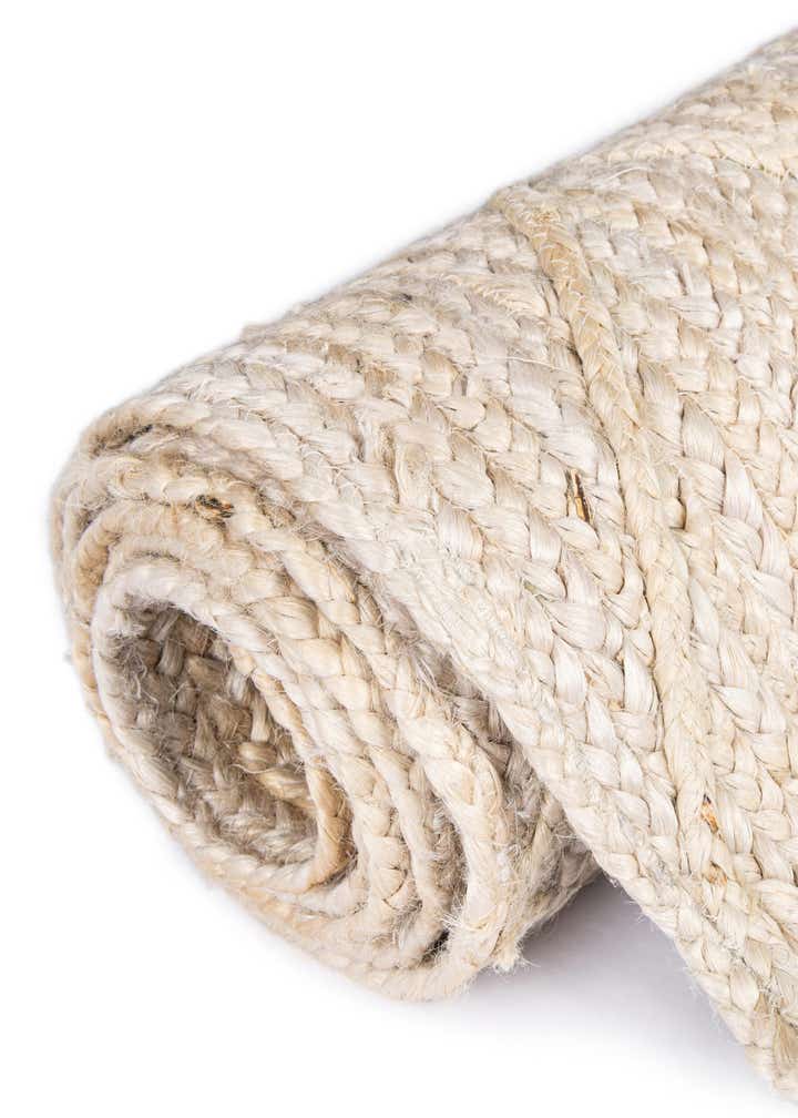 3' 3 x 5' 1 Handmade Braided Jute Rug