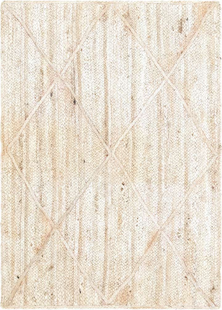 3' 3 x 5' 1 Handmade Braided Jute Rug