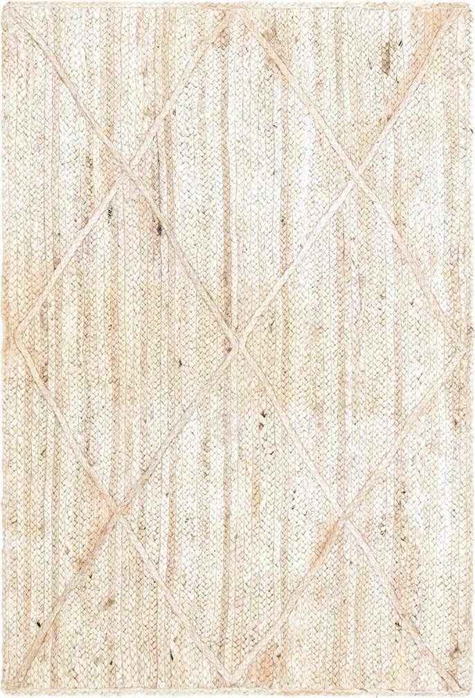 3' 3 x 5' 1 Handmade Braided Jute Rug
