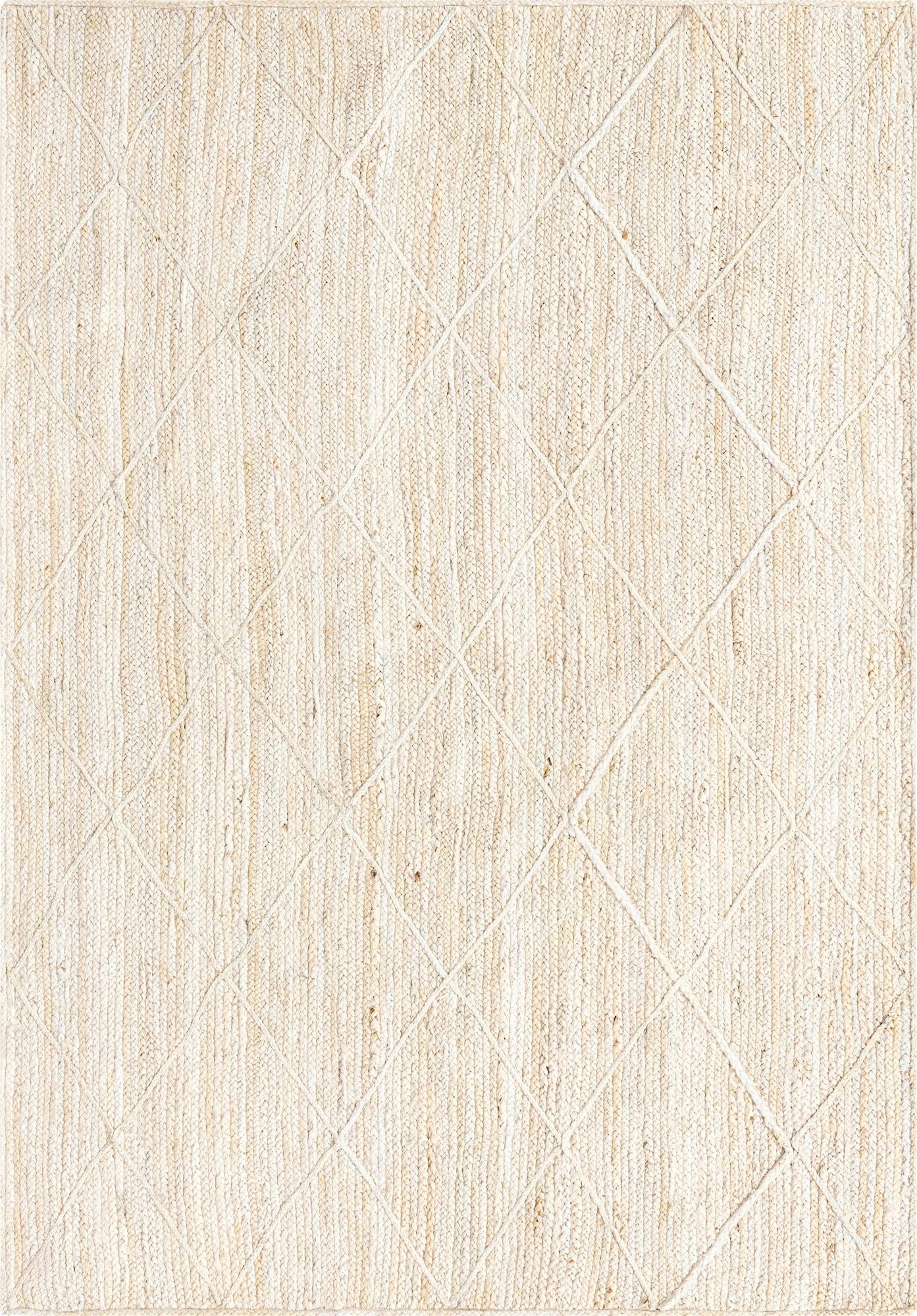 6' 1 x 9'  Hand Braided Jute Rug