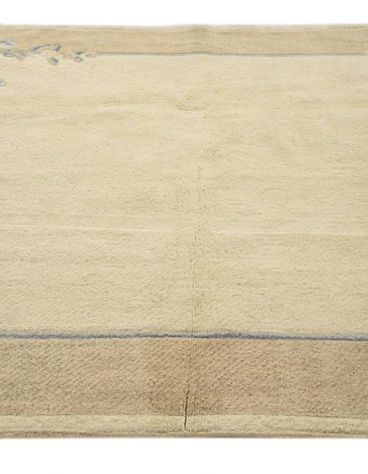 Detail image of 5' 7 x 7' 9  Hand Knotted Carved Pekin Wool Rug