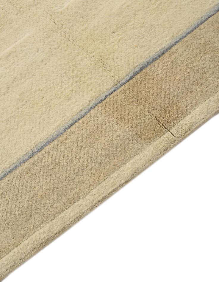 Detail image of 5' 7 x 7' 9  Hand Knotted Carved Pekin Wool Rug