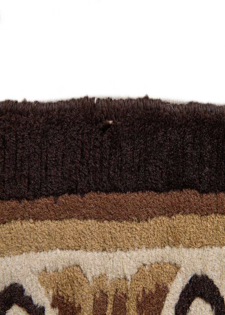 3' 1 x 5' 9 Hand Knotted Carved Pekin Wool Rug