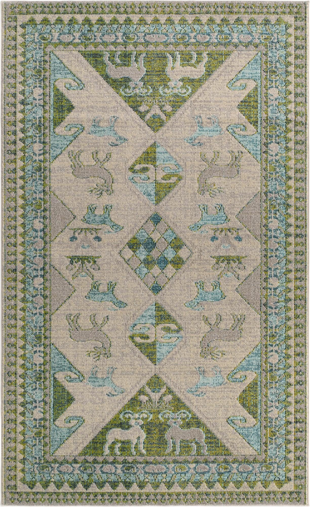 5' x 8' Easy-Clean Casablanca Indoor / Outdoor Rug