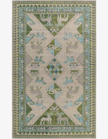 5' x 8' Easy-Clean Casablanca Indoor / Outdoor Rug