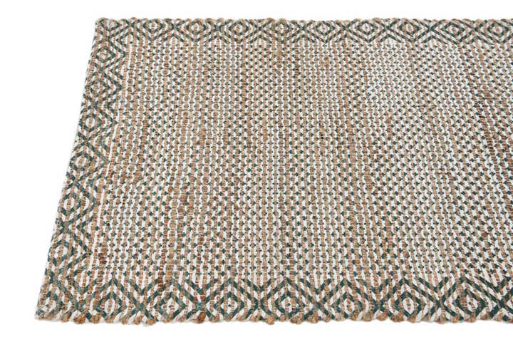 2' 1 x 3' Hand Woven Chenille Jute Rug