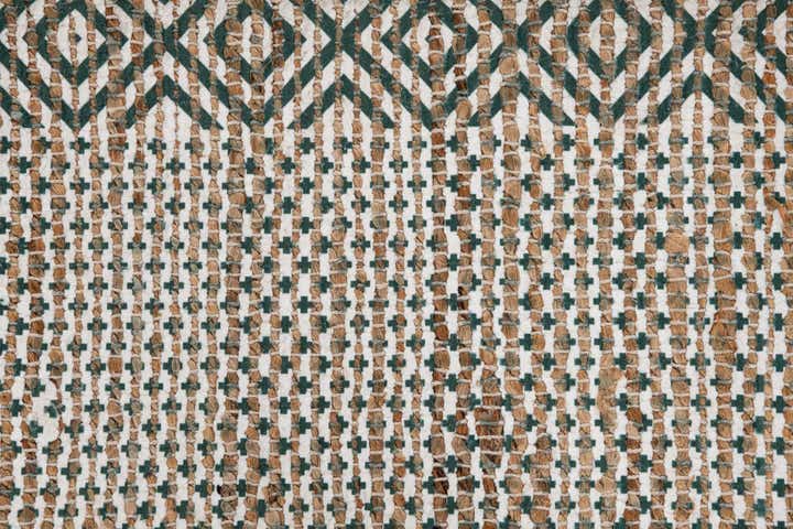 2' 1 x 3' Hand Woven Chenille Jute Rug