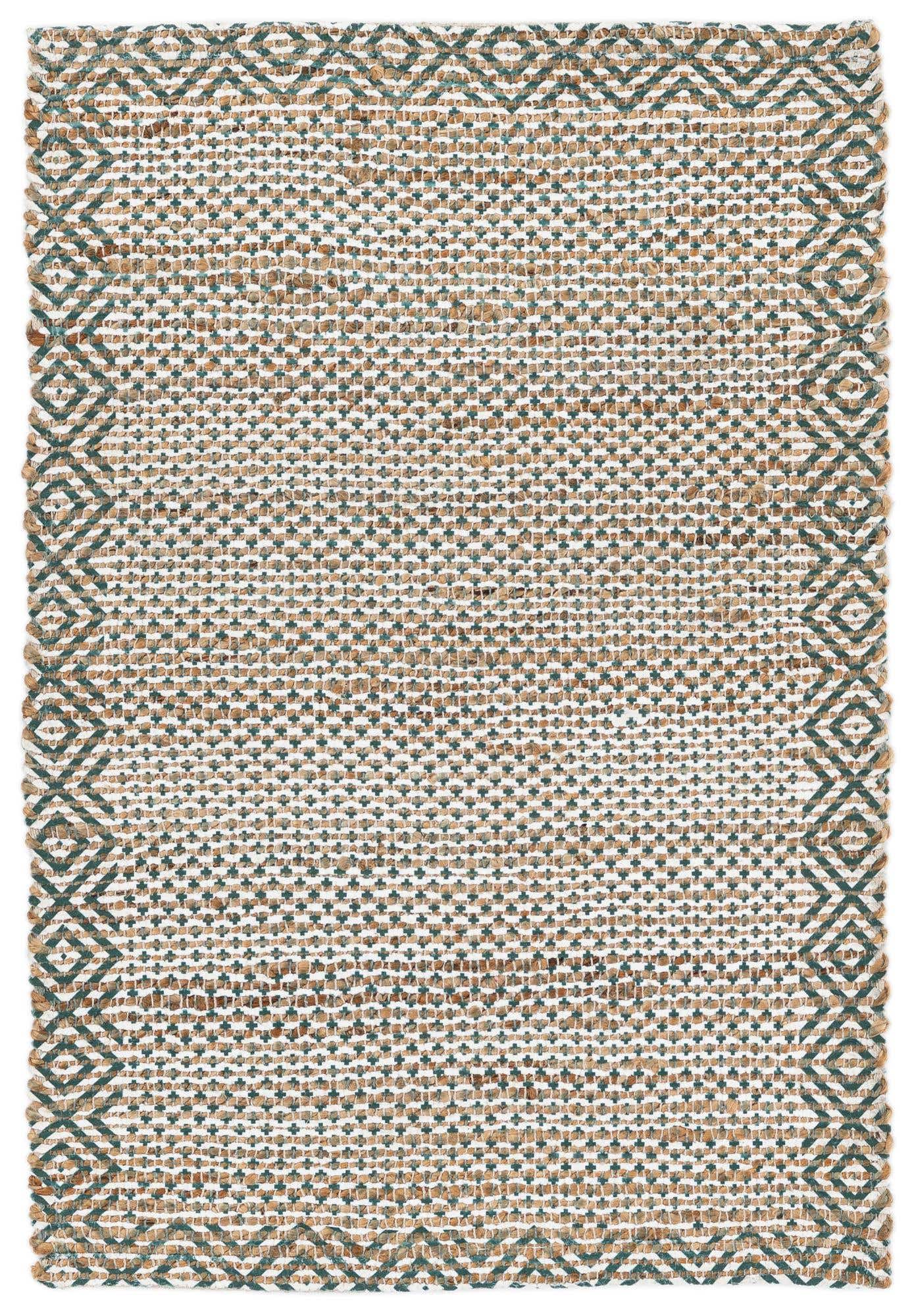 2' 1 x 3' Hand Woven Chenille Jute Rug