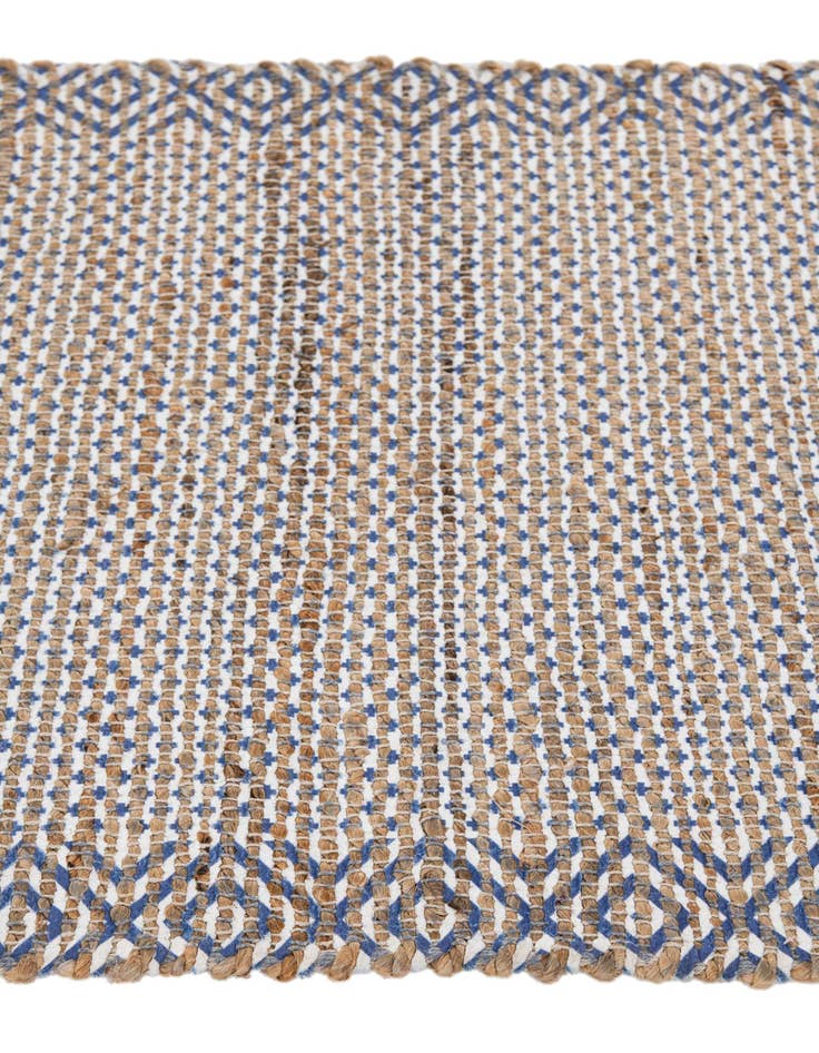 Detail image of 2' 1 x 3' Hand Woven Chenille Jute Rug