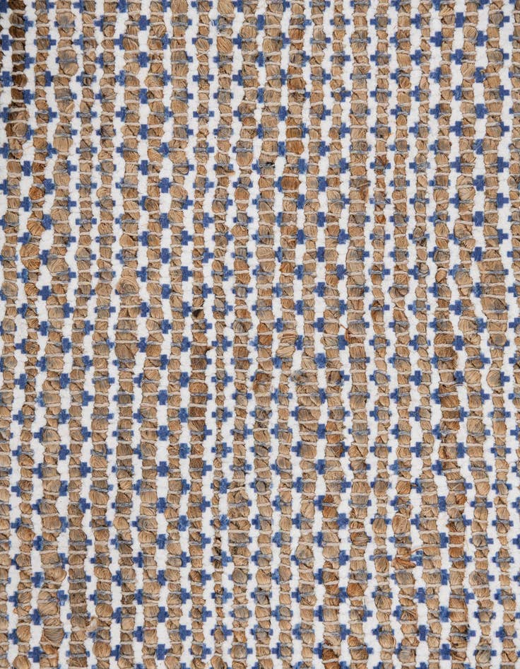 Detail image of 2' 1 x 3' Hand Woven Chenille Jute Rug