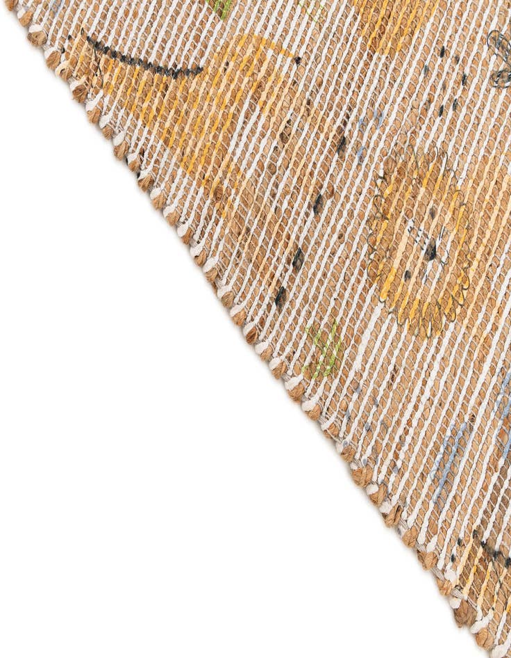 Detail image of 4' 1 x 6' 3 Chenille Jute Rug