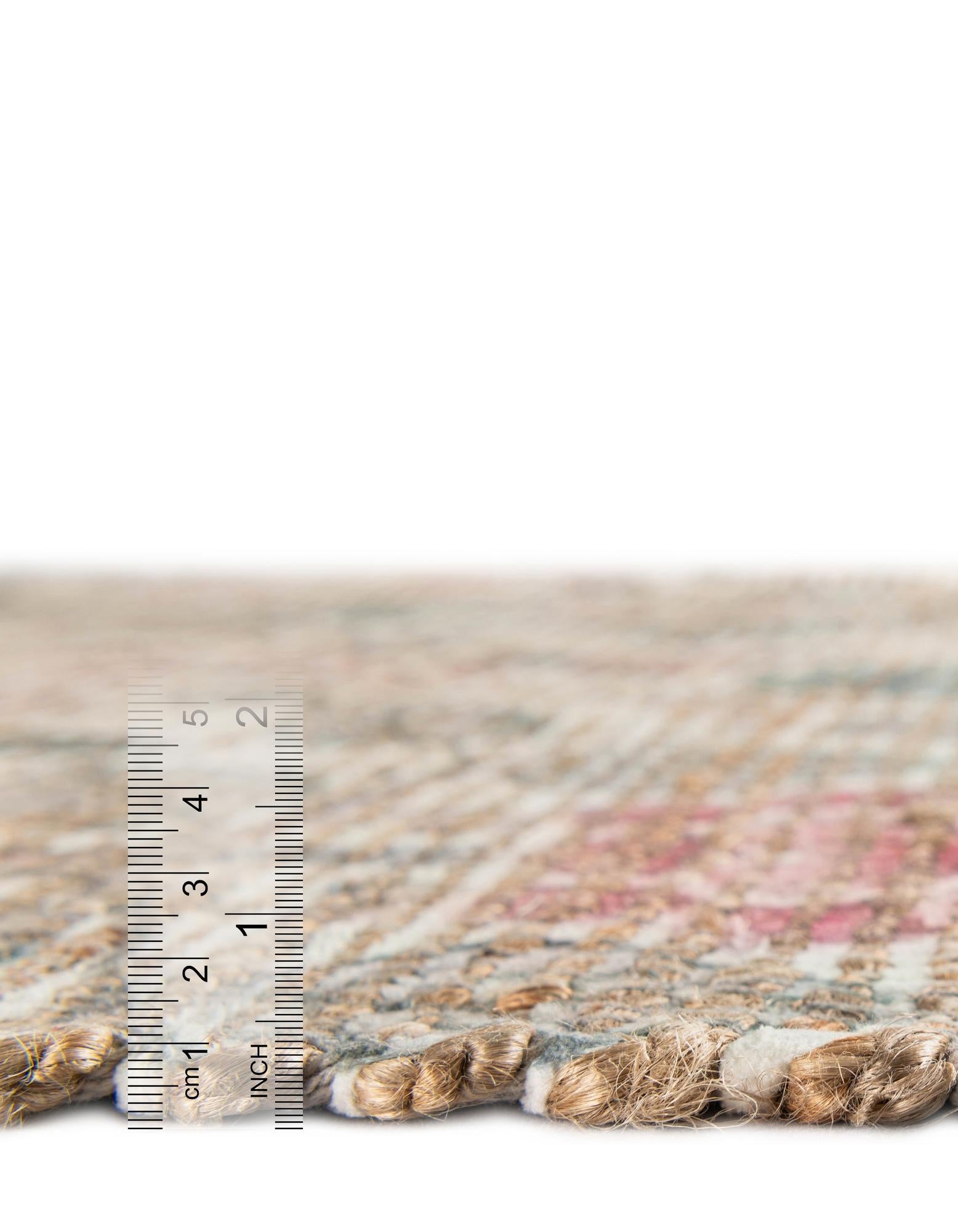 7' 10 x 10' Hand Woven Chenille Jute Rug
