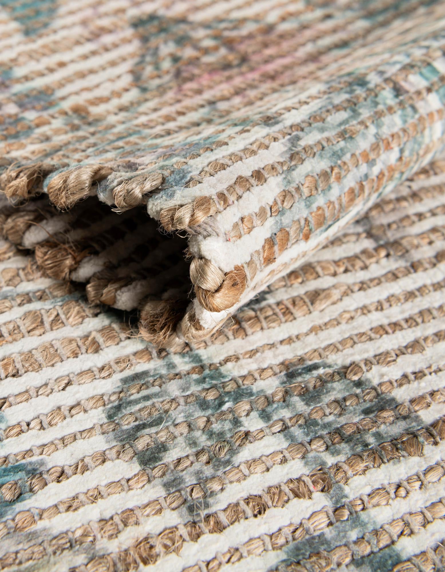 7' 10 x 10' Hand Woven Chenille Jute Rug