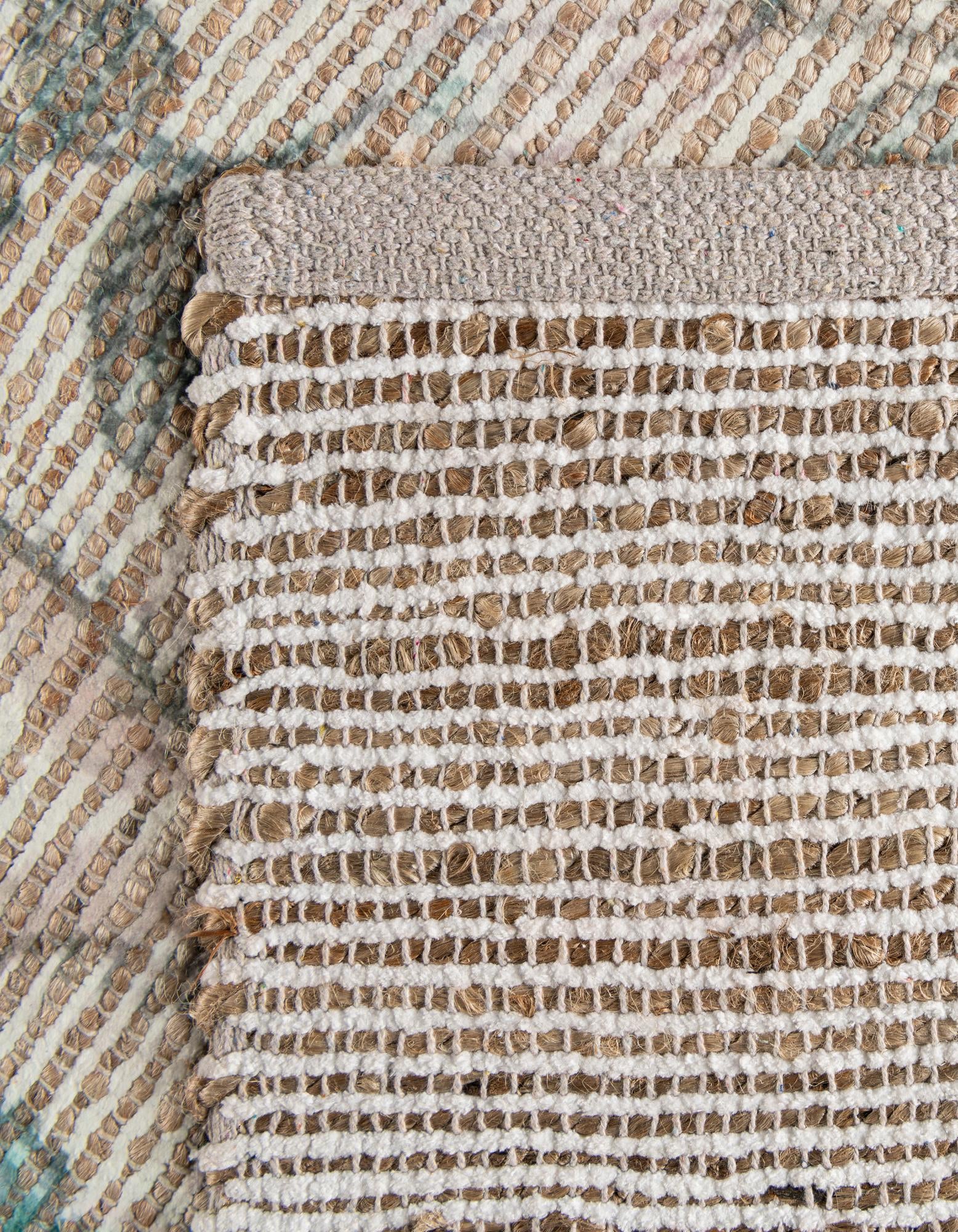 7' 10 x 10' Hand Woven Chenille Jute Rug
