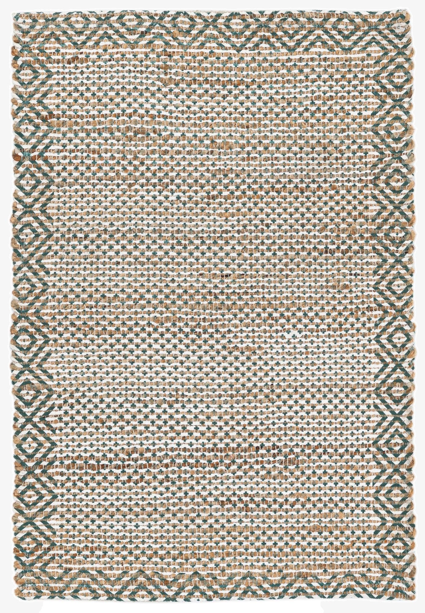 2' 1 x 3' Hand Woven Chenille Jute Rug