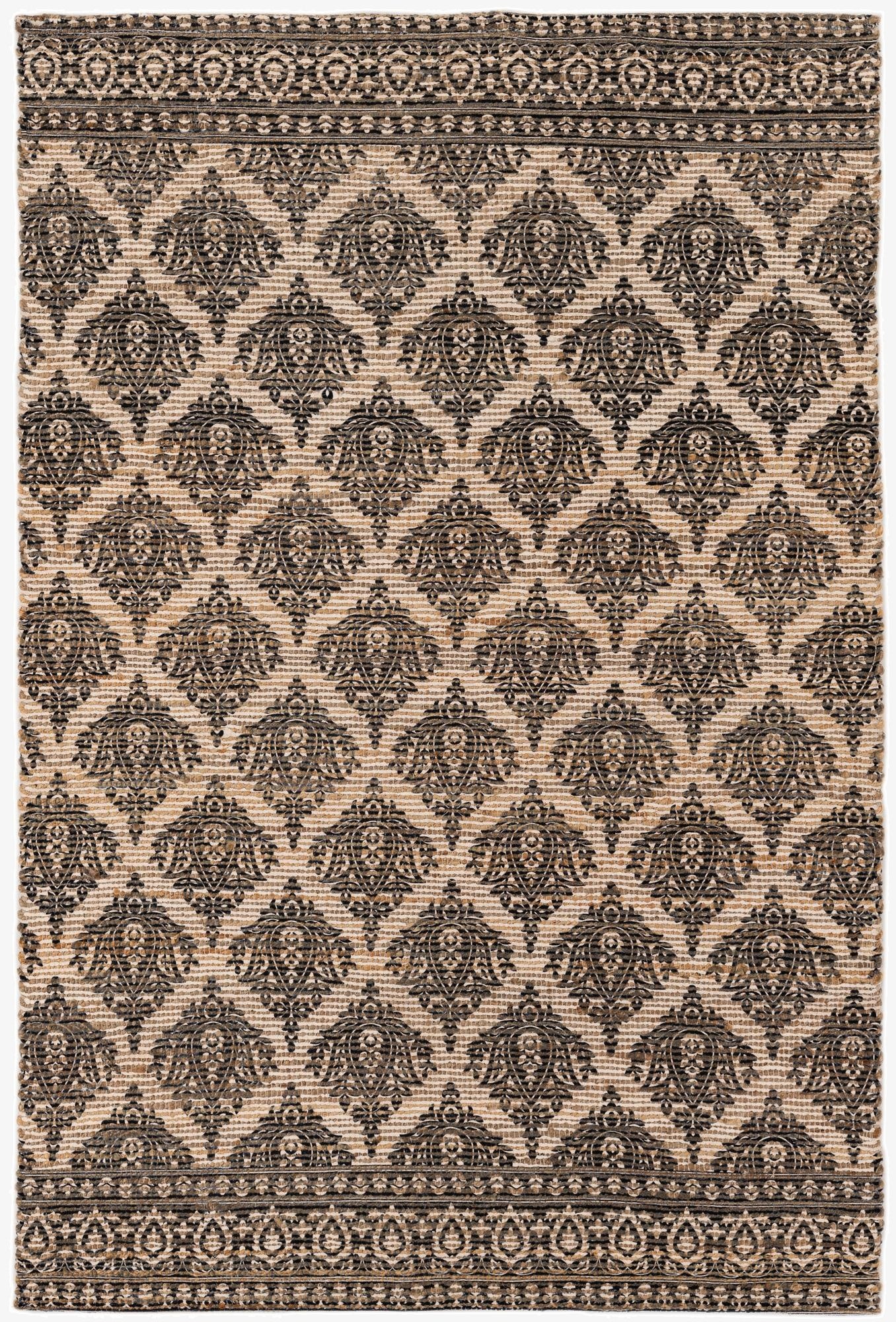 4' 1 x 6' Chenille Jute Rug