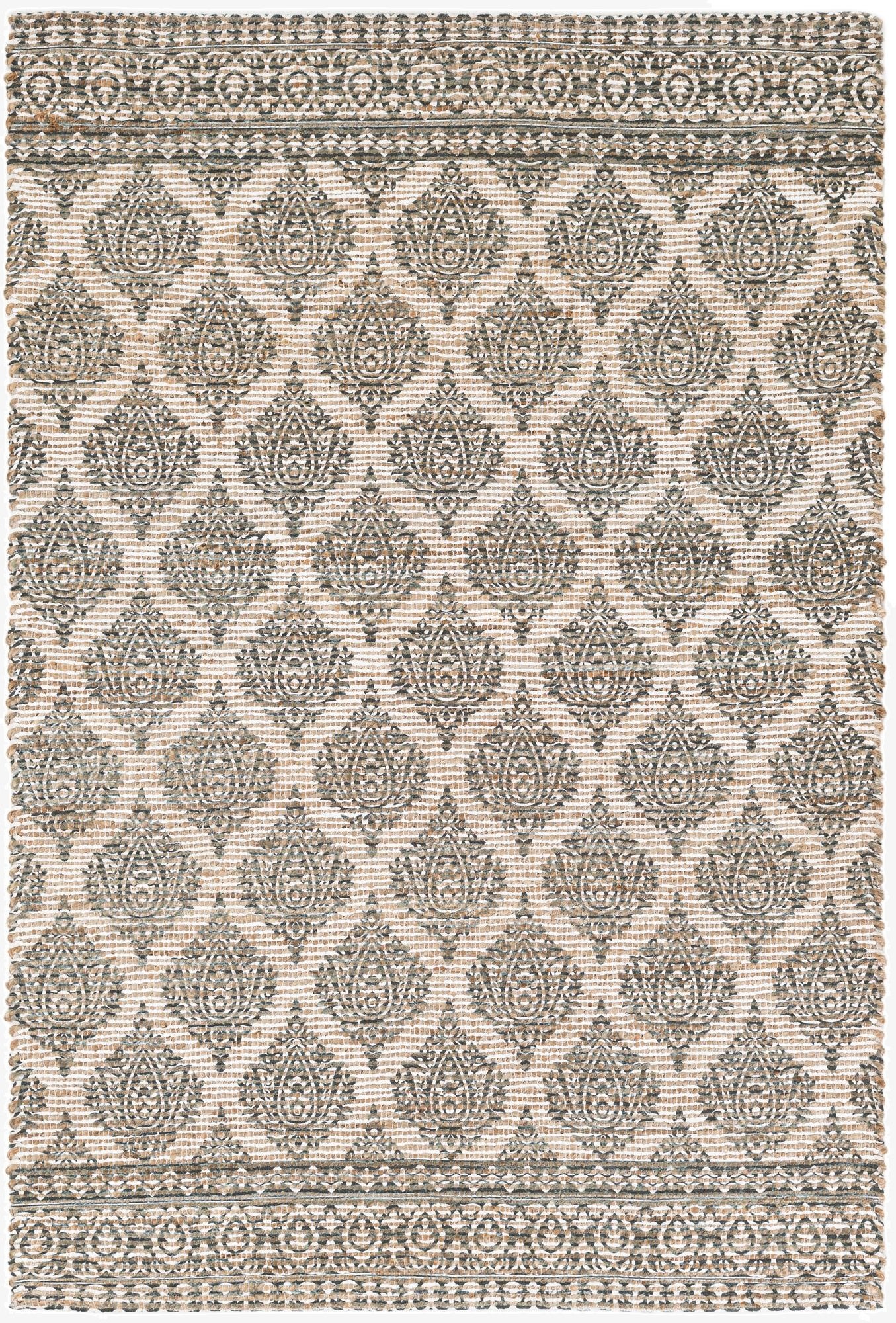 4' x 6'  Hand Woven Chenille Jute Rug