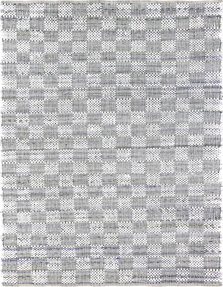Detail image of 6' 1 x 9' Hand Woven Chindi Cotton Rug