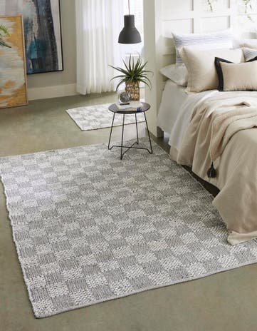 Ivory Hand Woven Chindi Cotton Rug