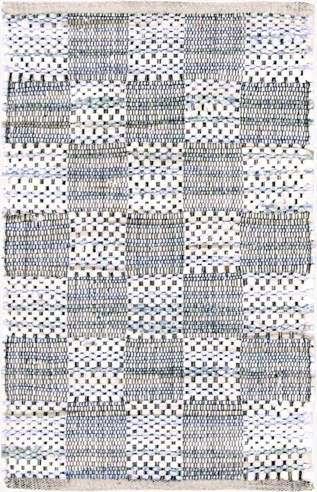 Primary image 2' x 3' 1  Hand Woven Chindi Cotton Rug