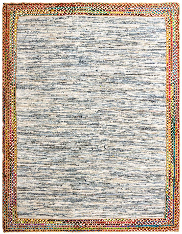 Detail image of 9' x 12' 2 Chindi Jute Rug